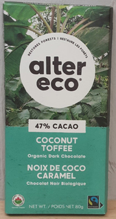 Alter Eco Bar - Coconut Toffee 47%
